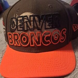 New Era Denver Broncos Brown and Orange Hat